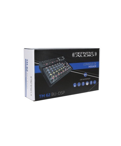 Definitive Audio TM 62 BU-DSP Mixeur USB DSP