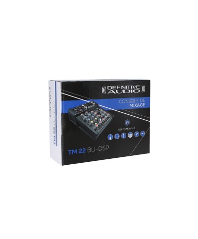 Definitive Audio TM 22 BU-DSP Mixeur USB DSP
