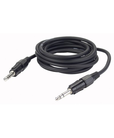 Cordon Jack Mâle Mâle Stéréo Black 3M CAJSSTD3