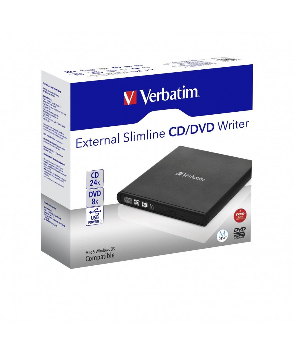 Lecteur DVD externe & ultra fin USB 2.0