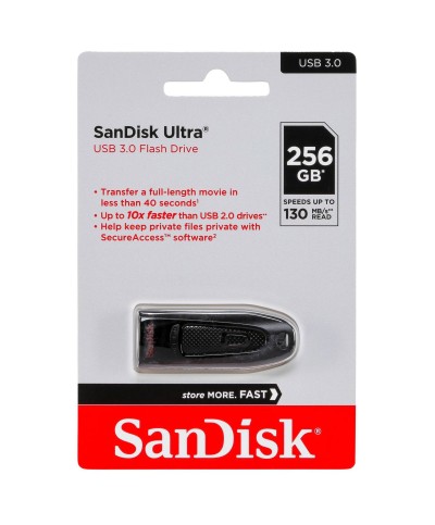 Clé USB SanDisk Ultra USB 3.0 256GB 100MB/s SDCZ48-256G-U46