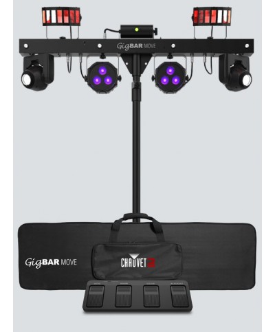 Pack Lumière CHAUVET GIGBAR Move avec 2 lyres Spot - Effets LED