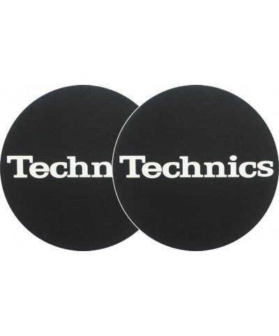 Feutrines Technics Logo Blanc la paire 2x Slipmats - Feutrines SlipMat