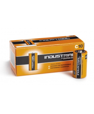 Pile Alcaline Duracell Industrial LR14 1,5V Pack de 10 - Piles batteries chargeurs