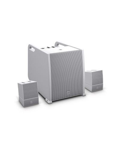 Système line array portable AV Set avec câbles HP, blanc LD Systems CURV 500 AVS W