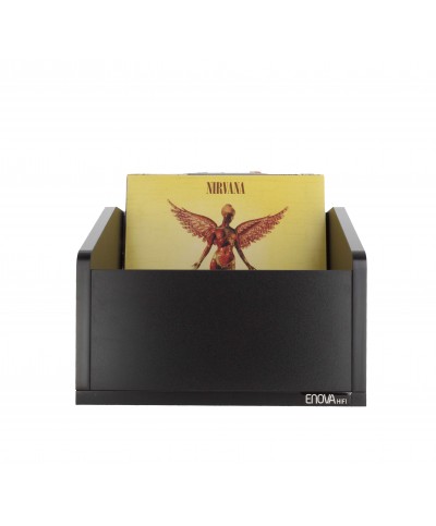Meuble couleur noir pour 120 vinyles