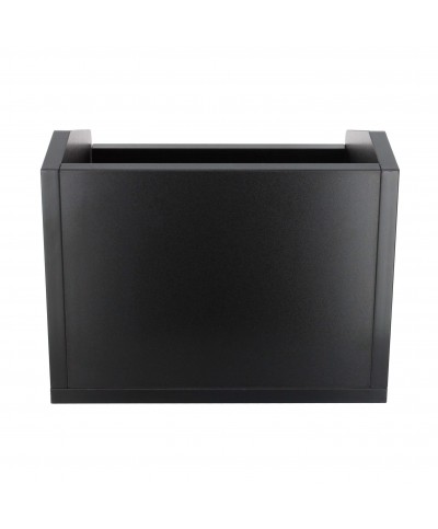 Meuble couleur noir pour 120 vinyles