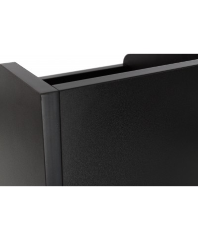 Meuble couleur noir pour 120 vinyles