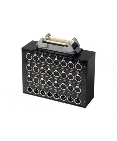 Boîtier de Scène 24/8 XLR & 1 HARTING 108 Points