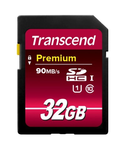 Transcend SDHC 32GB Class 10 UHS-I 400x Premium Cartes SD - Carte Mémoire