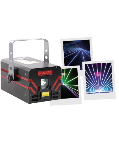 Evolite M2000 Laser Multicolore 2W RGB Total Occasion - Lasers