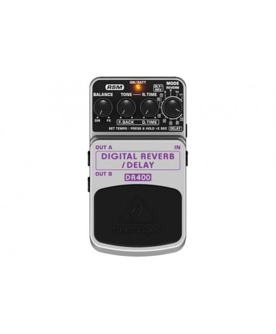 Pédale DR400 DIGITAL REVERB DELAY BEHRINGER