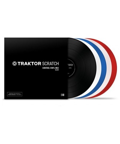 Vinyle de Control Timecode MK2 BLANC pour TRAKTOR SCRATCH - accessoires DJ