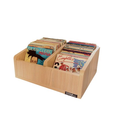 Enova hifi VINYLE BAC 45T SWE Meuble bois pour vinyles 45 tours