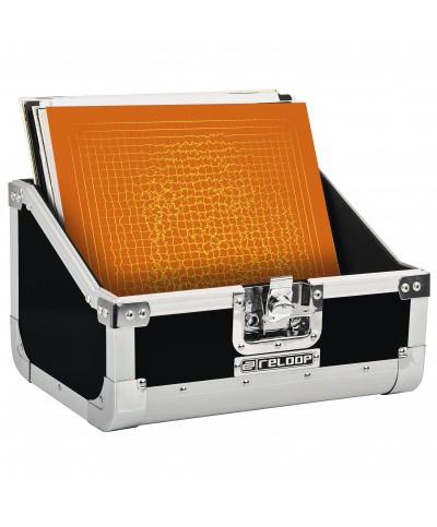 Valise Rangement 80 Vinyles Avec Séparation RELOOP 80 CASE 50/50 SLANTED BLACK 