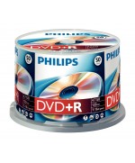 1x50 Philips DVD+R 4,7GB 16x SP Blank DVDs