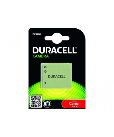 Duracell Li-Ion 700 mAh pour Canon NB-6L Batteries rechargeables Photo Video