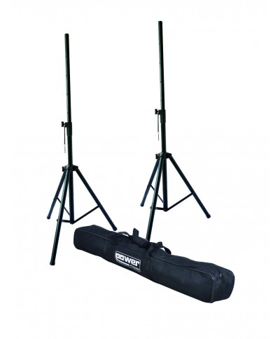 Ensemble 2 Pieds d'Enceinte alu housse POWER ACOUSTICS SPK 500 HP BLACK