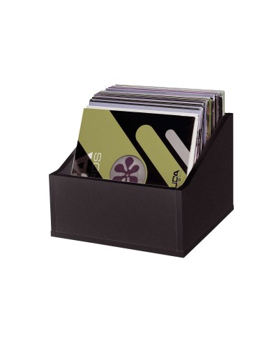 Casiers Rangement 110 Vinyles Finition Noir