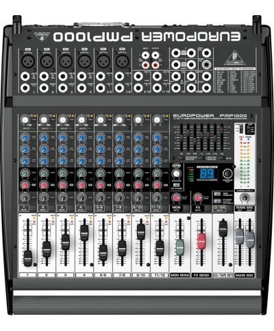 Console de Mixage BEHRINGER PMP500 Amplifiée 2x250W 12 Canaux